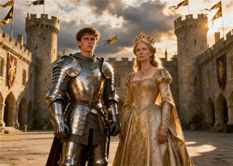 Medieval kingdom AI roleplay – court and castle