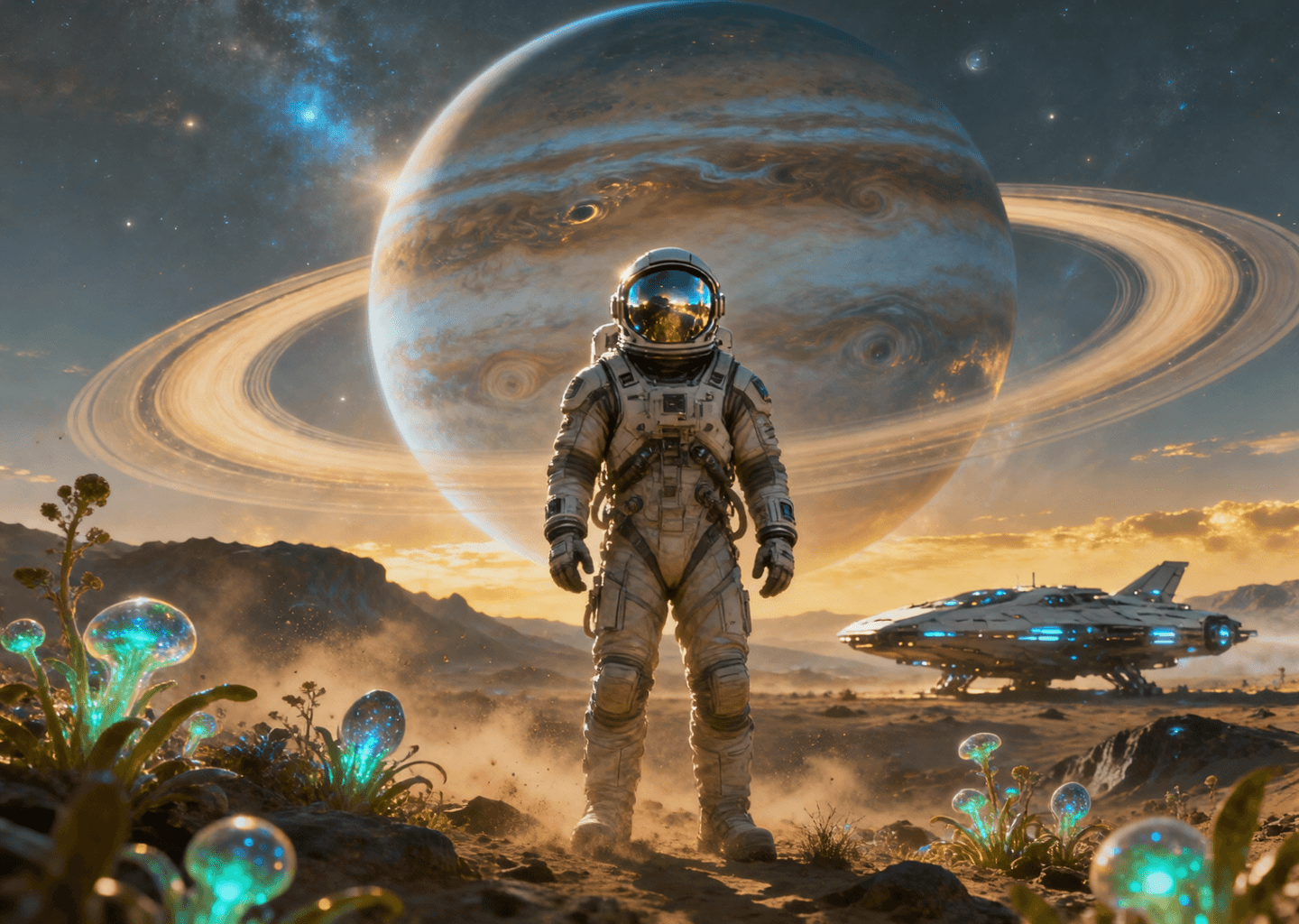 Sci-fi space exploration AI roleplay – starship and crew