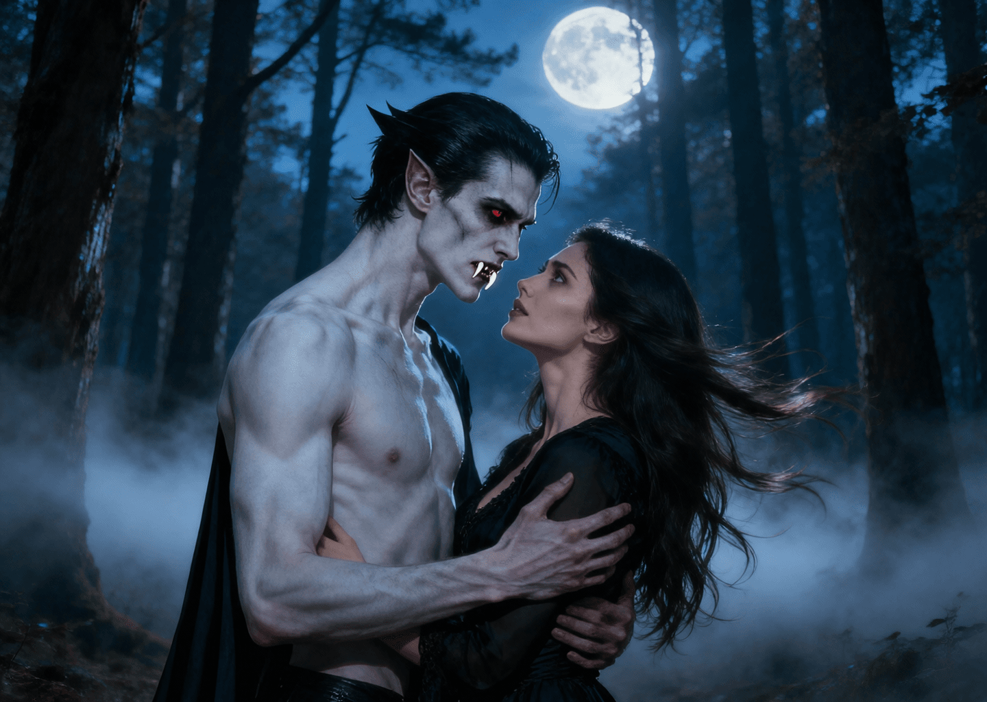 Vampire romance AI roleplay – gothic atmosphere