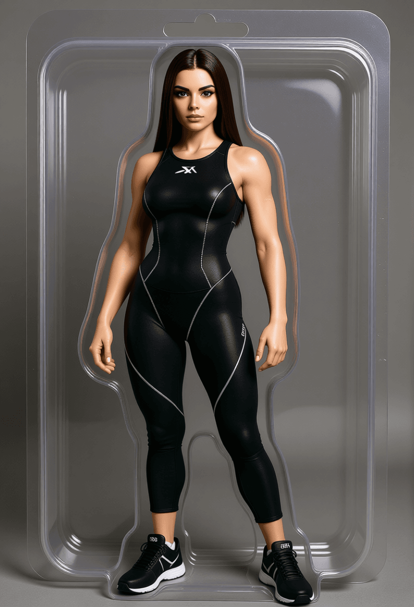 AI action figure prompt sample — packaging