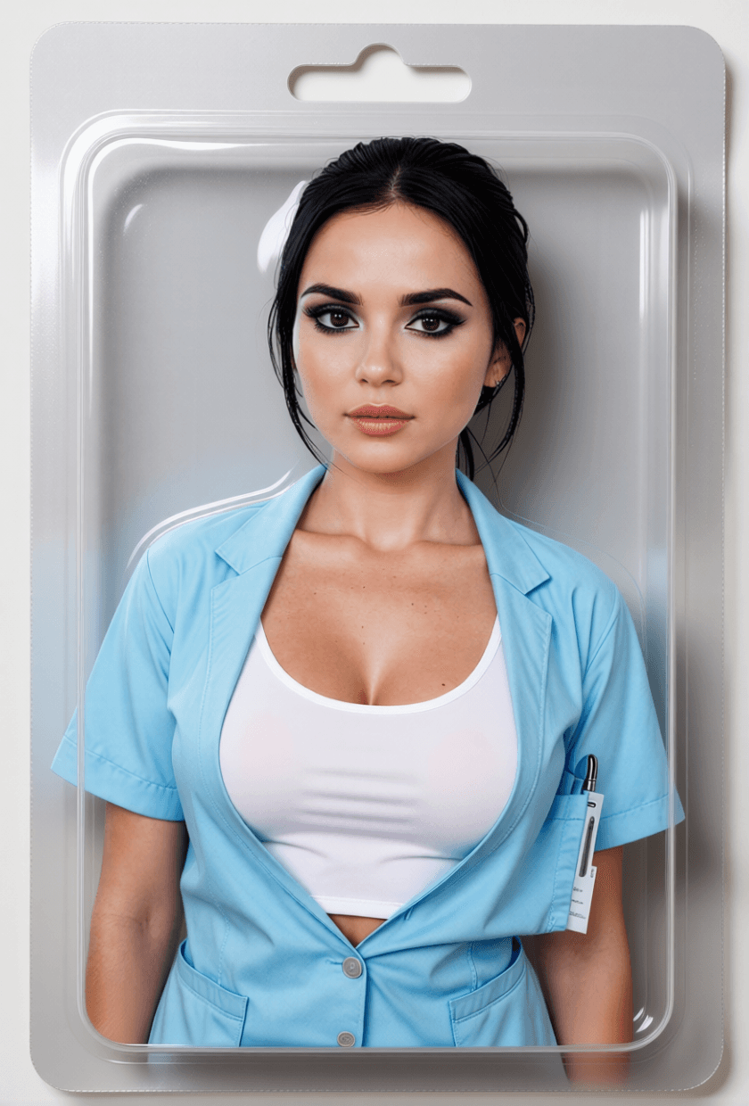 AI action figure prompt sample — blister pack