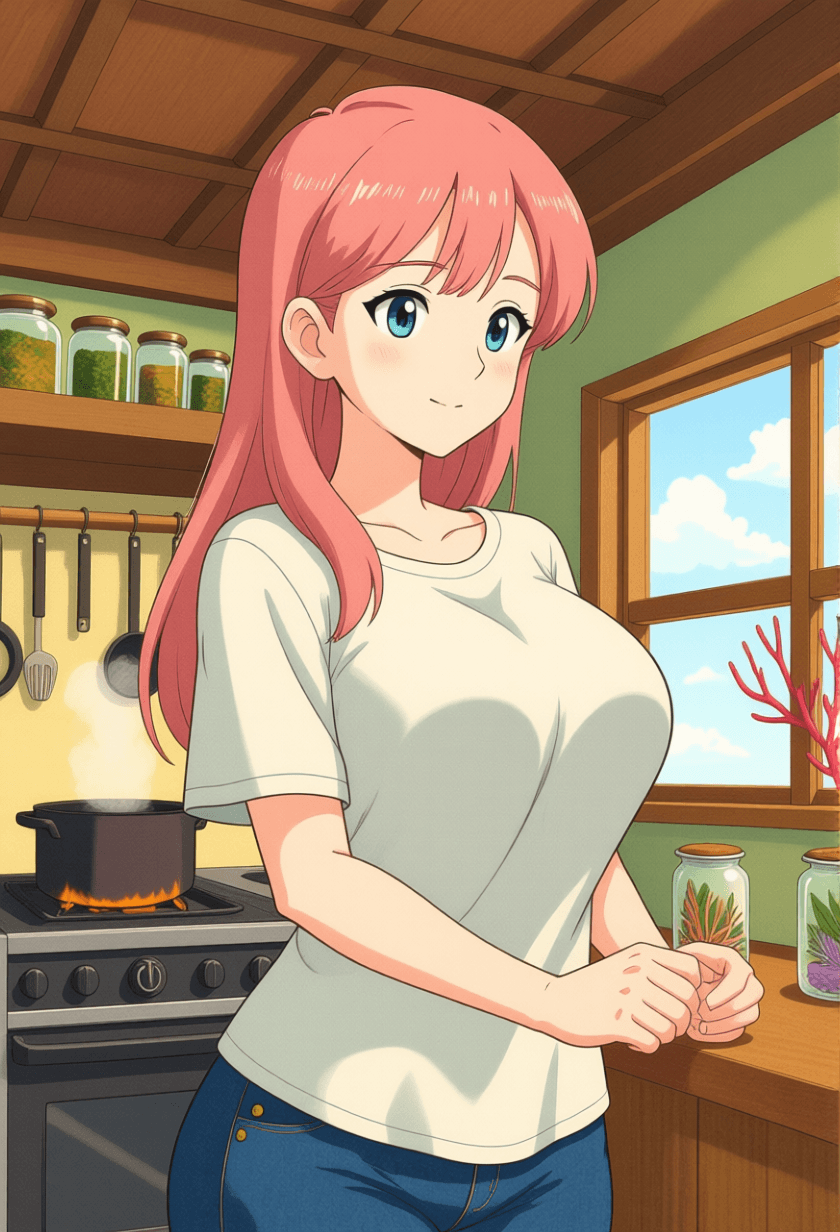 Ghibli AI art sample 5