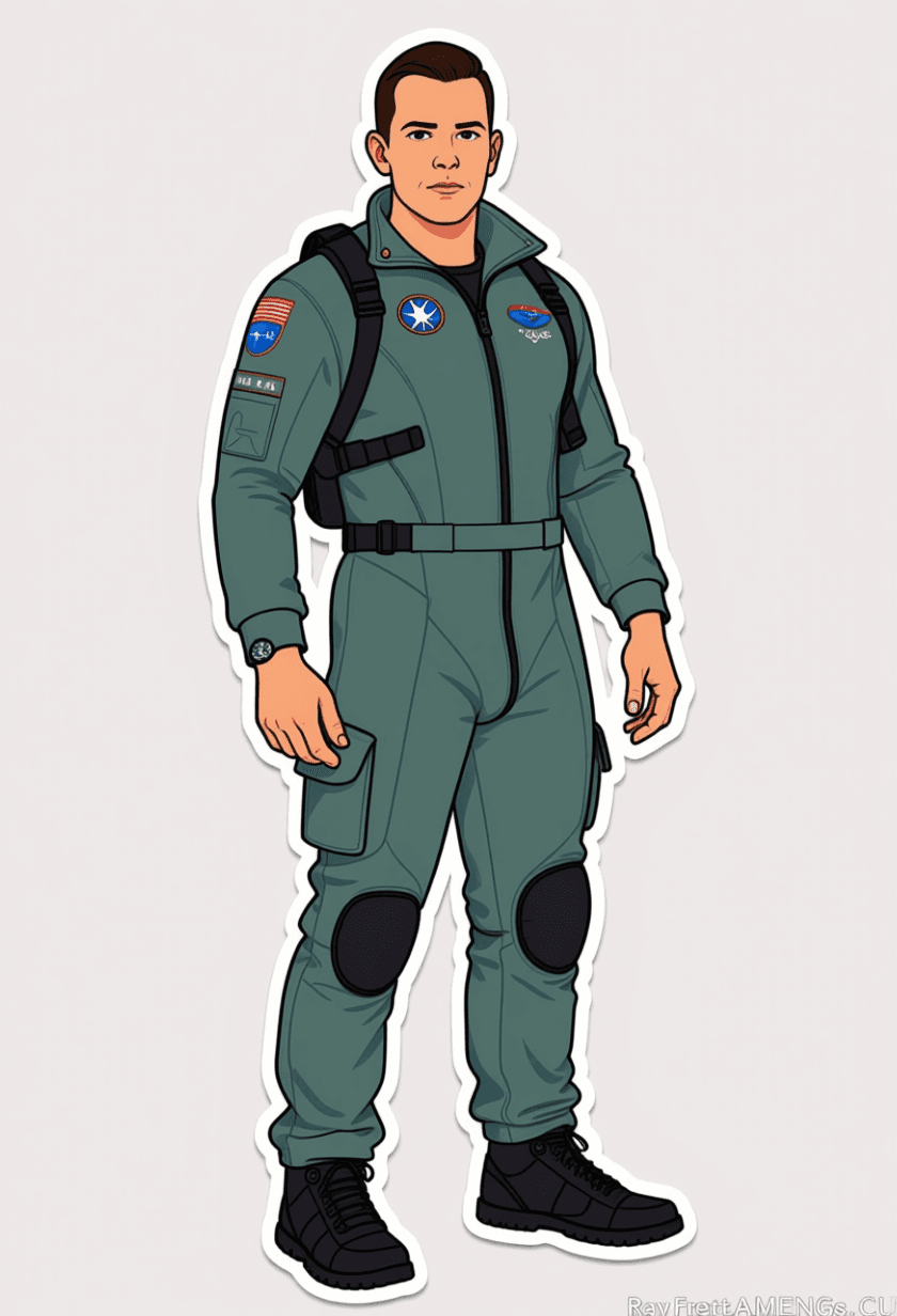 AI sticker prompt sample — bold expression