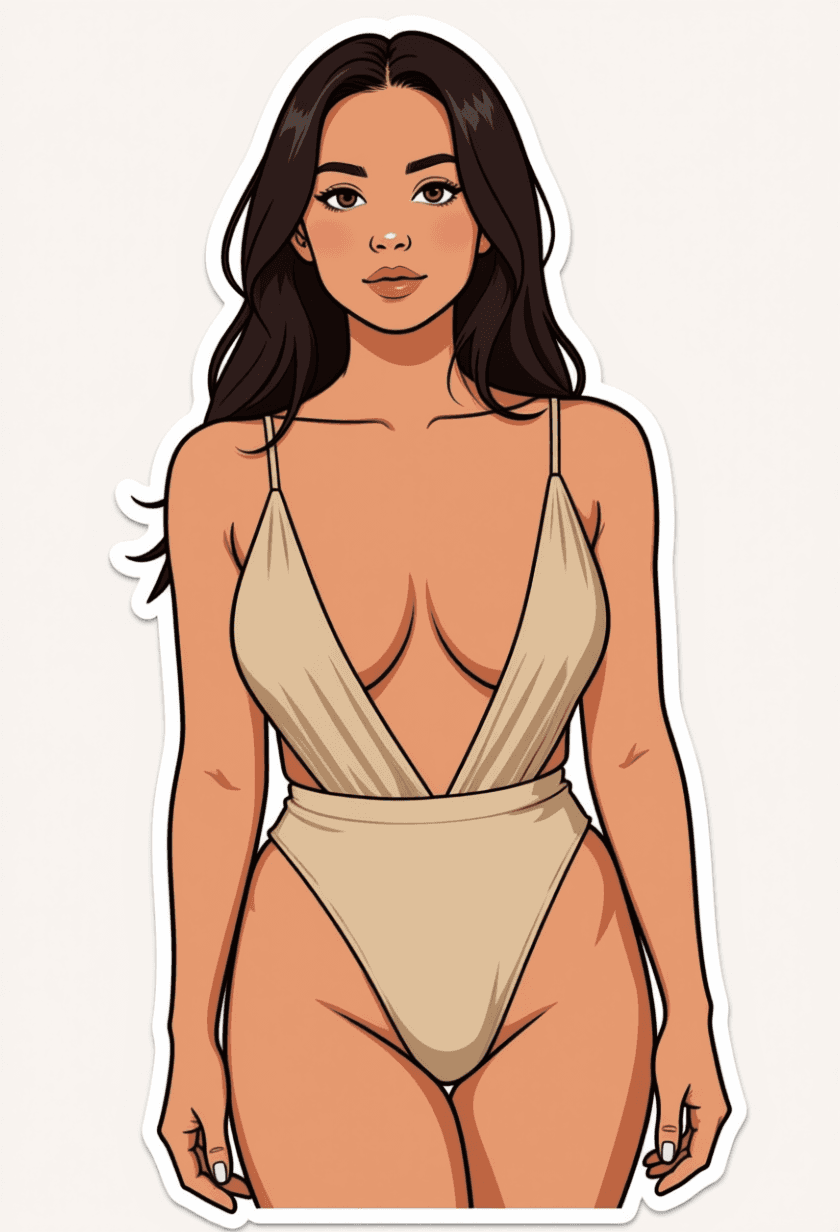 AI sticker prompt sample — emote scale