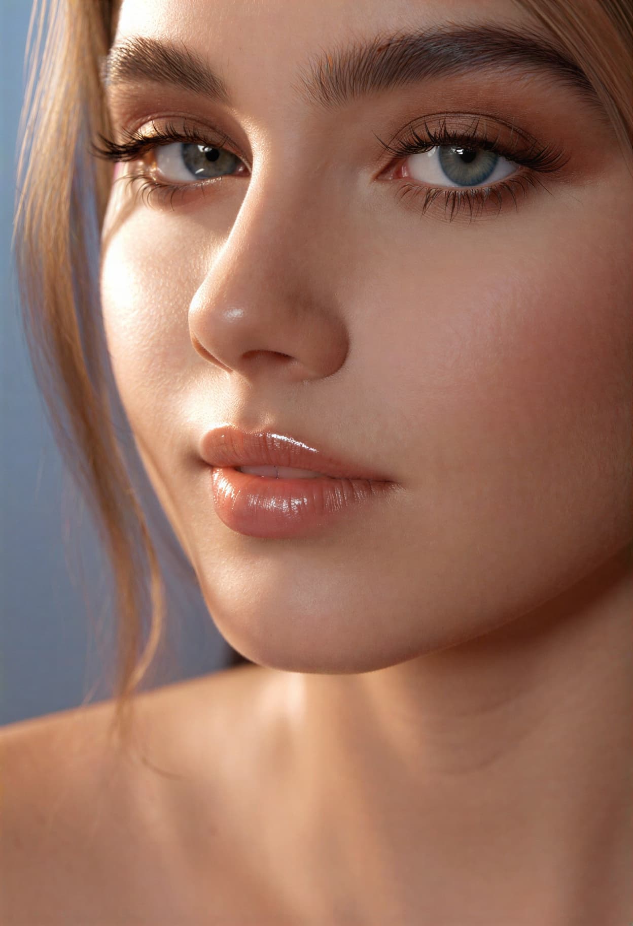 3D character AI prompt sample — studio lighting