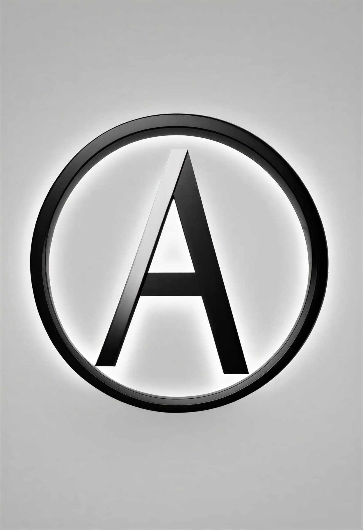 AI logo prompt sample — limited palette