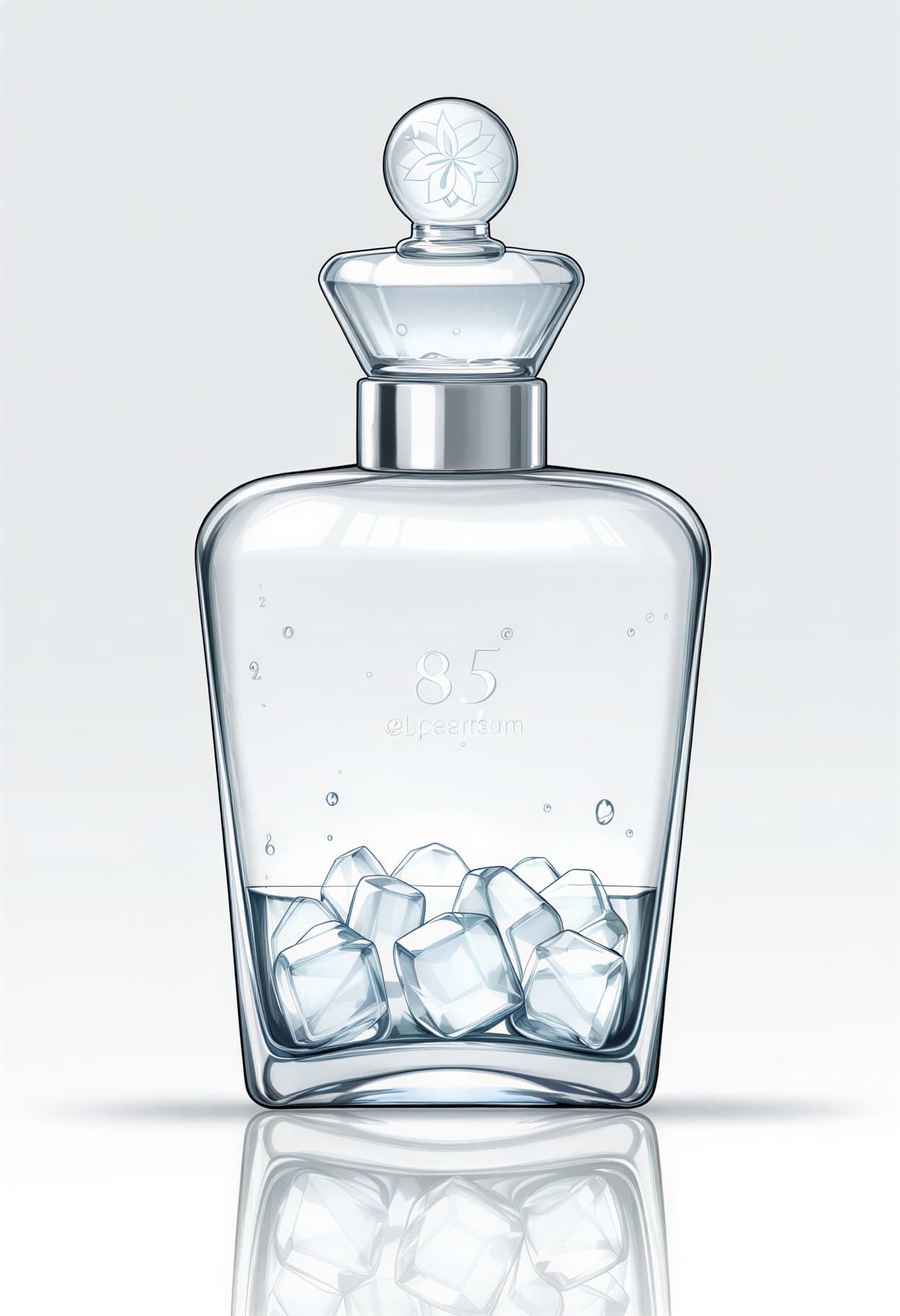 AI product photography sample — studio white