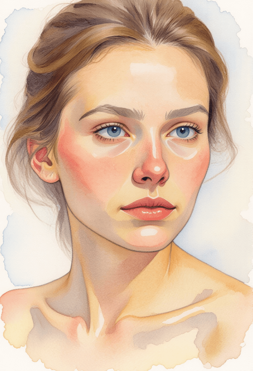 Watercolor AI prompt sample — soft washes