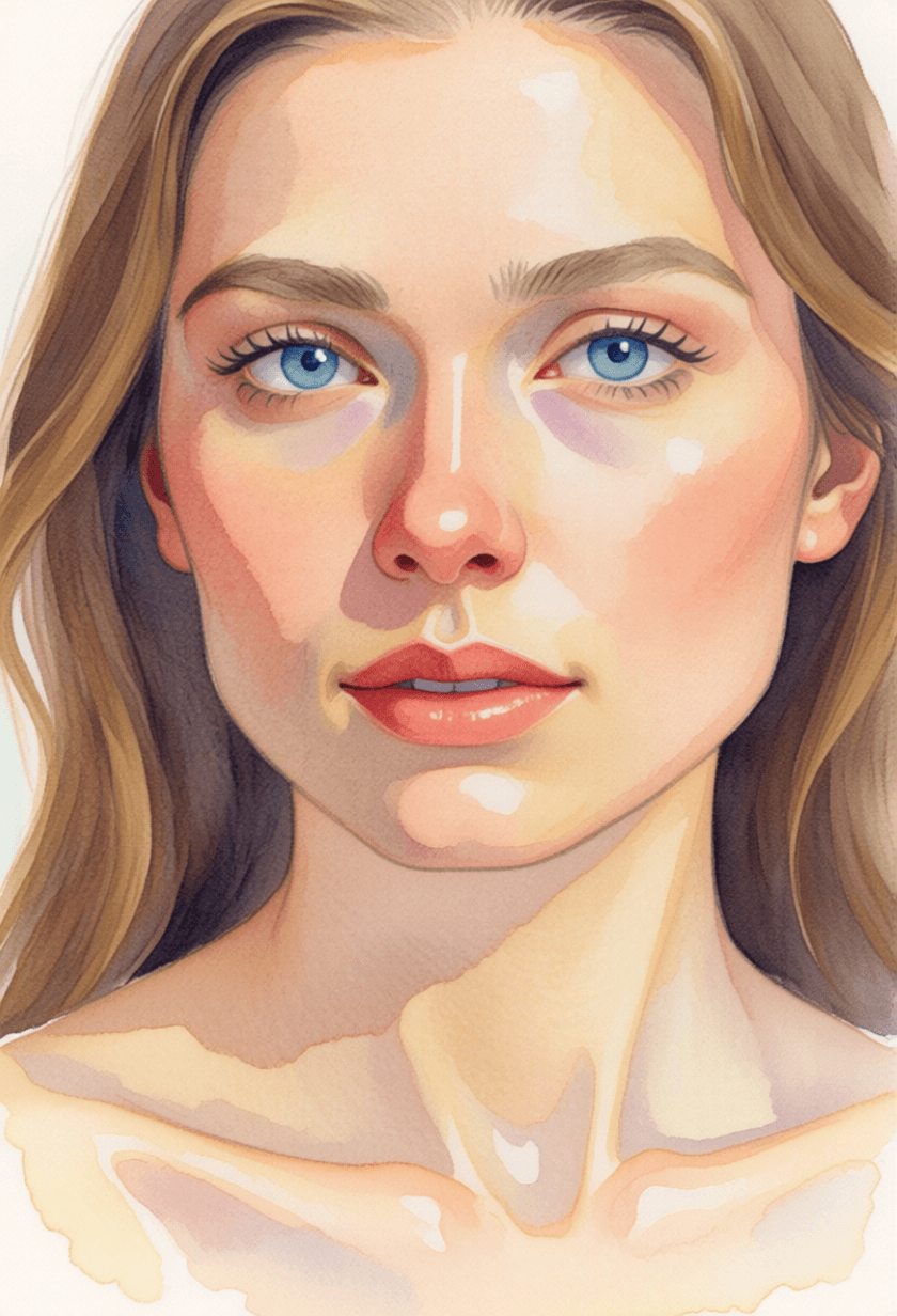 Watercolor AI prompt sample — paper texture