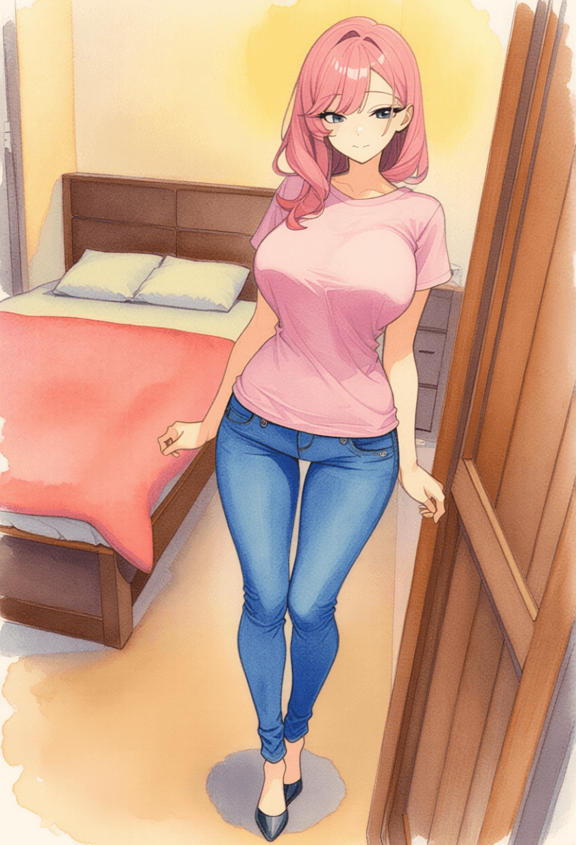 Watercolor AI prompt sample — paper texture